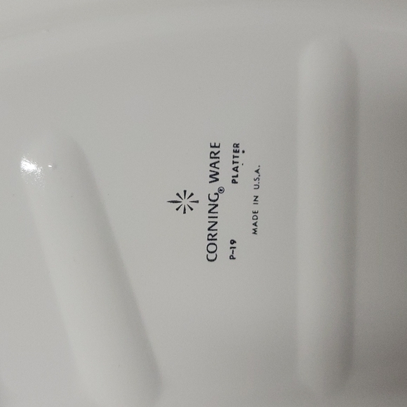 Blue Cornflower Corning Ware Platter P-19 - Picture 4 of 10